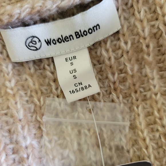 Woolen Bloom heathered khaki cardigan - Picture 14 of 16